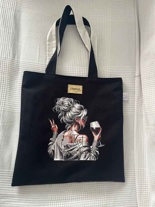 TOTE BAG CRÉATION ORIGINALE – SÉRIE ART & ATTITUDE
