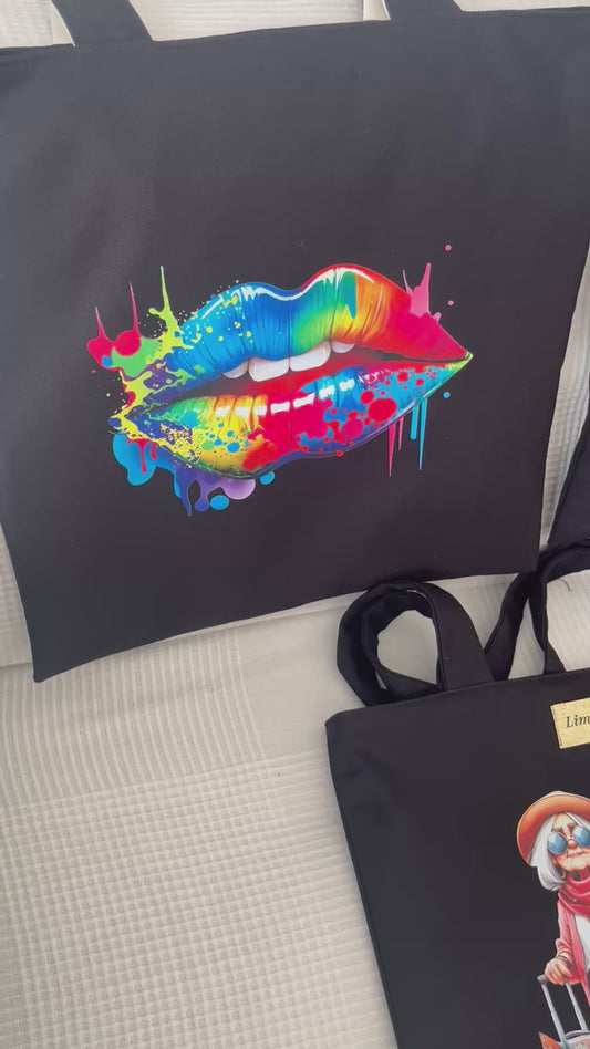 TOTE BAG CRÉATION ORIGINALE – SÉRIE ART & ATTITUDE